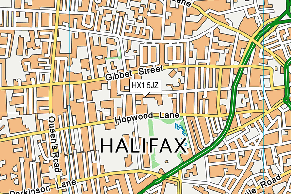 HX1 5JZ map - OS VectorMap District (Ordnance Survey) HX1 5JZ map - OS VectorMap District (Ordnance Survey)