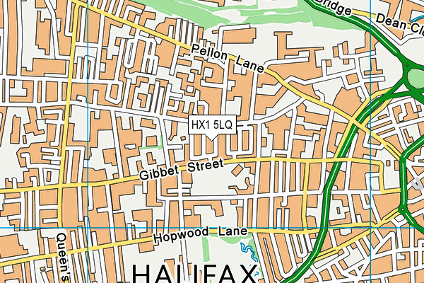 HX1 5LQ map - OS VectorMap District (Ordnance Survey) HX1 5LQ map - OS VectorMap District (Ordnance Survey)