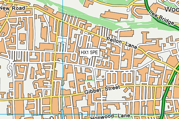 HX1 5PE map - OS VectorMap District (Ordnance Survey) HX1 5PE map - OS VectorMap District (Ordnance Survey)