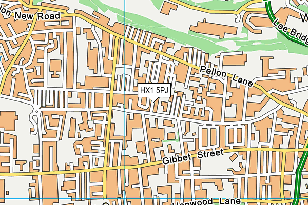HX1 5PJ map - OS VectorMap District (Ordnance Survey) HX1 5PJ map - OS VectorMap District (Ordnance Survey)