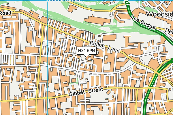 HX1 5PN map - OS VectorMap District (Ordnance Survey) HX1 5PN map - OS VectorMap District (Ordnance Survey)