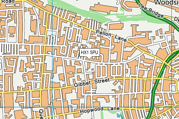 HX1 5PU map - OS VectorMap District (Ordnance Survey) HX1 5PU map - OS VectorMap District (Ordnance Survey)