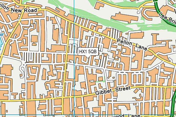 HX1 5QB map - OS VectorMap District (Ordnance Survey) HX1 5QB map - OS VectorMap District (Ordnance Survey)