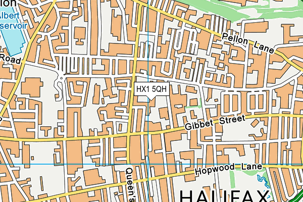 HX1 5QH map - OS VectorMap District (Ordnance Survey) HX1 5QH map - OS VectorMap District (Ordnance Survey)