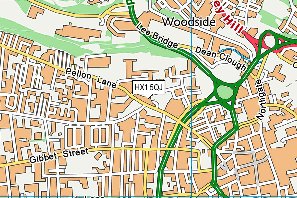 HX1 5QJ map - OS VectorMap District (Ordnance Survey)