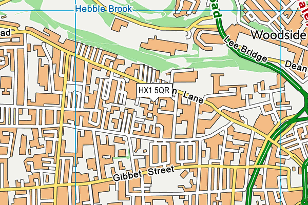 HX1 5QR map - OS VectorMap District (Ordnance Survey) HX1 5QR map - OS VectorMap District (Ordnance Survey)