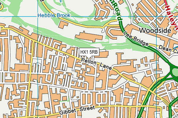 HX1 5RB map - OS VectorMap District (Ordnance Survey)