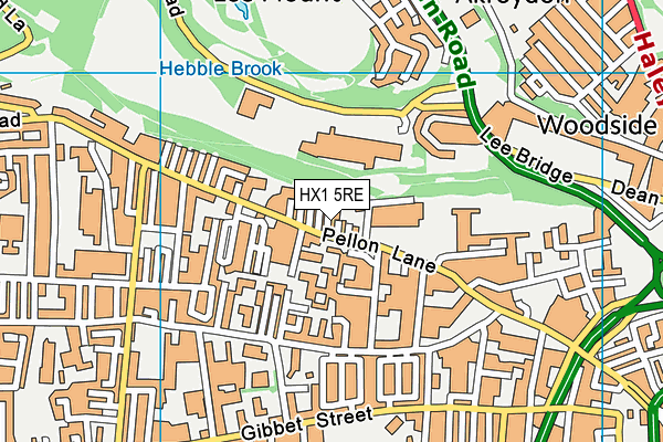 HX1 5RE map - OS VectorMap District (Ordnance Survey) HX1 5RE map - OS VectorMap District (Ordnance Survey)
