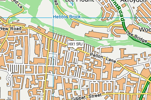 HX1 5RJ map - OS VectorMap District (Ordnance Survey) HX1 5RJ map - OS VectorMap District (Ordnance Survey)