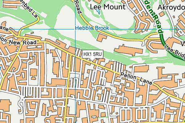 HX1 5RU map - OS VectorMap District (Ordnance Survey) HX1 5RU map - OS VectorMap District (Ordnance Survey)