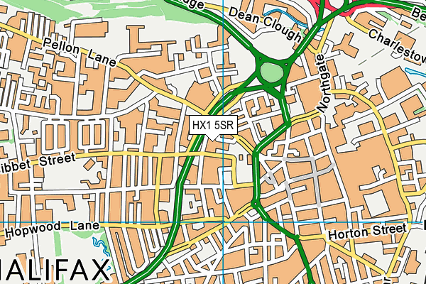 HX1 5SR map - OS VectorMap District (Ordnance Survey) HX1 5SR map - OS VectorMap District (Ordnance Survey)