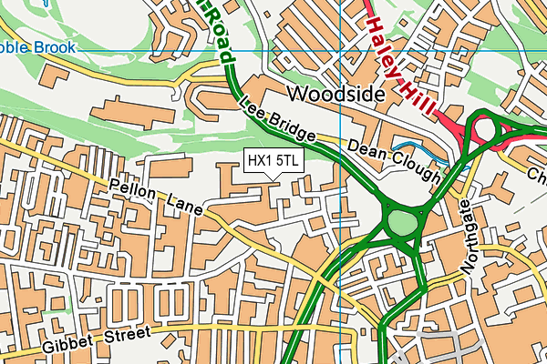 HX1 5TL map - OS VectorMap District (Ordnance Survey) HX1 5TL map - OS VectorMap District (Ordnance Survey)