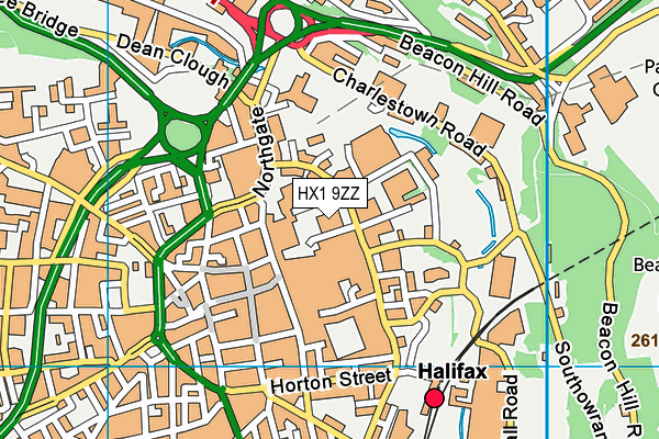 HX1 9ZZ map - OS VectorMap District (Ordnance Survey) HX1 9ZZ map - OS VectorMap District (Ordnance Survey)