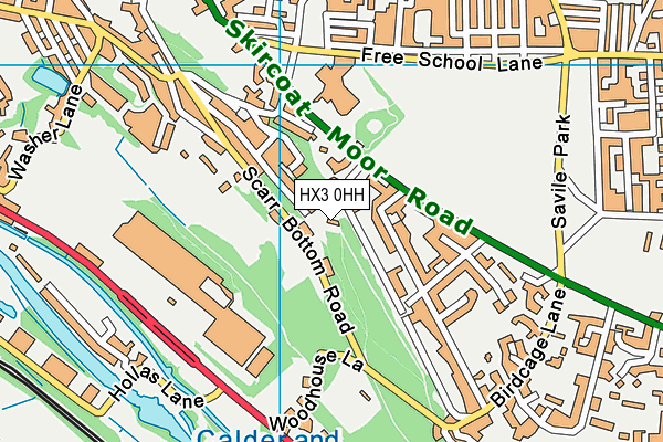HX3 0HH map - OS VectorMap District (Ordnance Survey) HX3 0HH map - OS VectorMap District (Ordnance Survey)