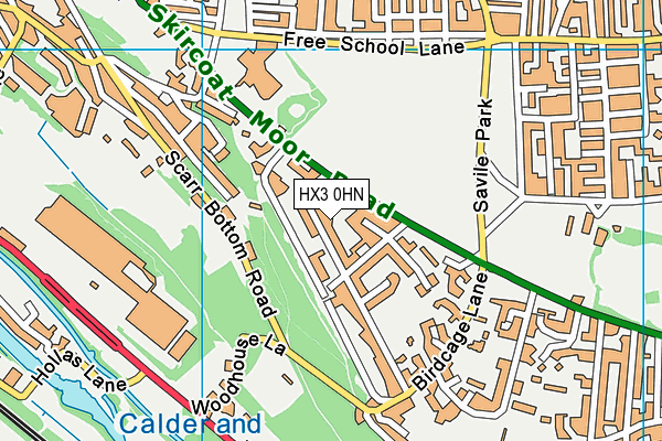 HX3 0HN map - OS VectorMap District (Ordnance Survey) HX3 0HN map - OS VectorMap District (Ordnance Survey)