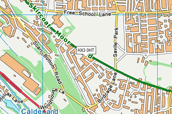 HX3 0HT map - OS VectorMap District (Ordnance Survey) HX3 0HT map - OS VectorMap District (Ordnance Survey)