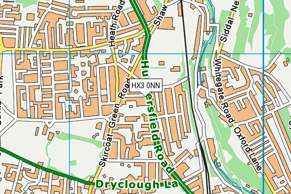 HX3 0NN map - OS VectorMap District (Ordnance Survey) HX3 0NN map - OS VectorMap District (Ordnance Survey)