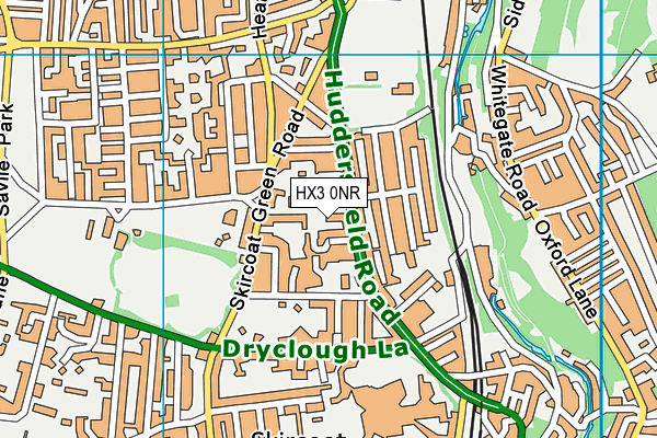 HX3 0NR map - OS VectorMap District (Ordnance Survey) HX3 0NR map - OS VectorMap District (Ordnance Survey)