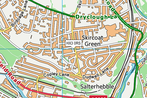 HX3 0RS map - OS VectorMap District (Ordnance Survey) HX3 0RS map - OS VectorMap District (Ordnance Survey)