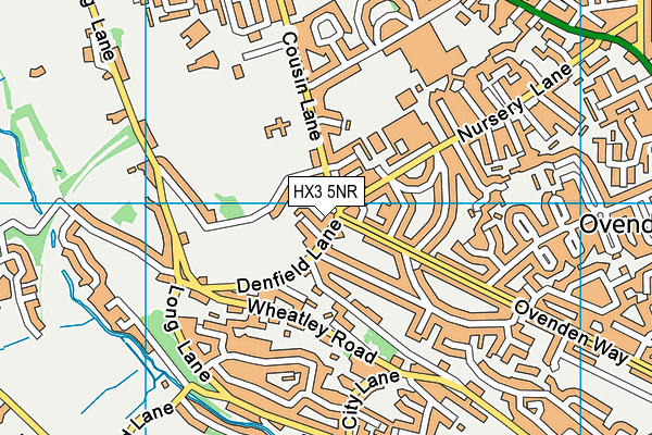 HX3 5NR map - OS VectorMap District (Ordnance Survey) HX3 5NR map - OS VectorMap District (Ordnance Survey)