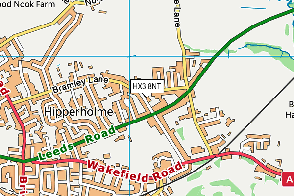 HX3 8NT map - OS VectorMap District (Ordnance Survey) HX3 8NT map - OS VectorMap District (Ordnance Survey)