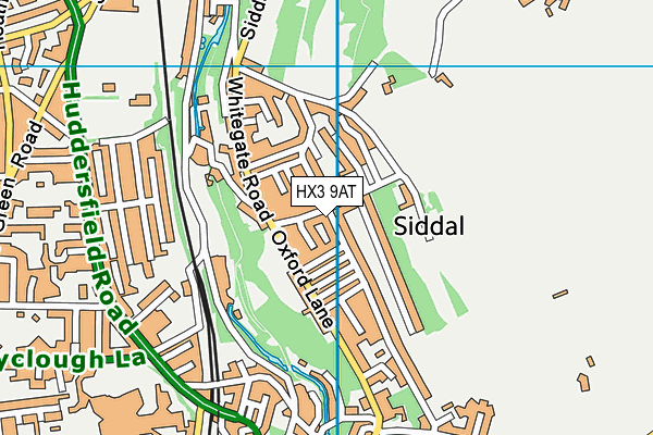 HX3 9AT map - OS VectorMap District (Ordnance Survey) HX3 9AT map - OS VectorMap District (Ordnance Survey)
