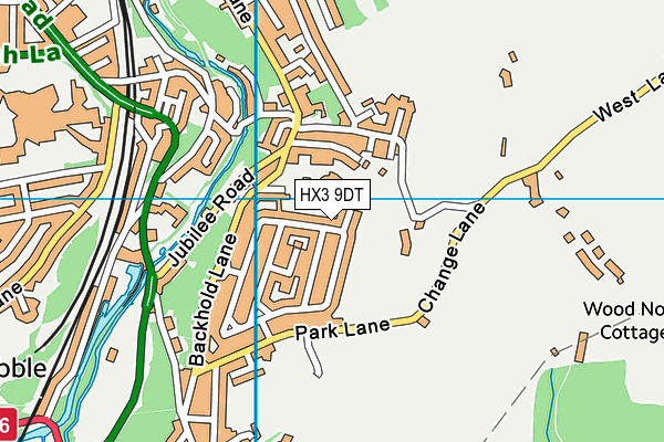 HX3 9DT map - OS VectorMap District (Ordnance Survey) HX3 9DT map - OS VectorMap District (Ordnance Survey)
