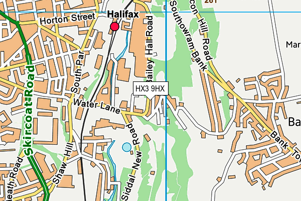 HX3 9HX map - OS VectorMap District (Ordnance Survey) HX3 9HX map - OS VectorMap District (Ordnance Survey)