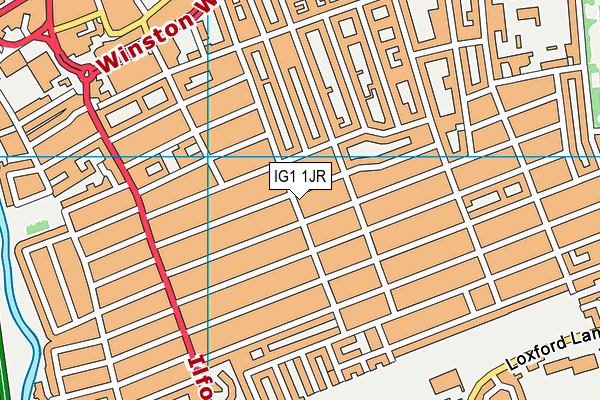 IG1 1JR map - OS VectorMap District (Ordnance Survey) IG1 1JR map - OS VectorMap District (Ordnance Survey)
