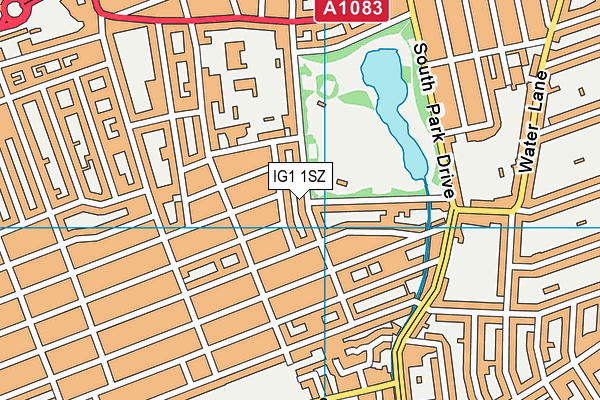 IG1 1SZ map - OS VectorMap District (Ordnance Survey) IG1 1SZ map - OS VectorMap District (Ordnance Survey)