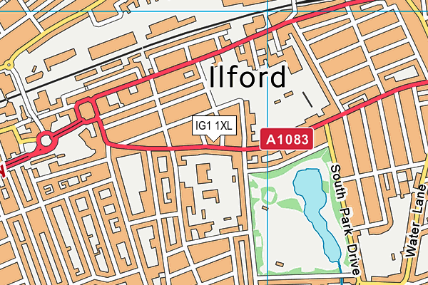 IG1 1XL map - OS VectorMap District (Ordnance Survey) IG1 1XL map - OS VectorMap District (Ordnance Survey)
