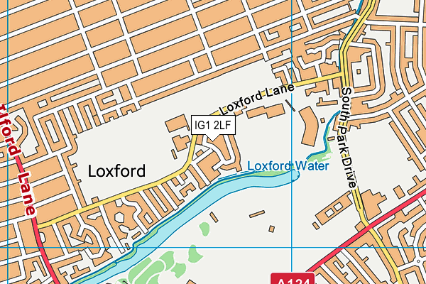 IG1 2LF map - OS VectorMap District (Ordnance Survey) IG1 2LF map - OS VectorMap District (Ordnance Survey)