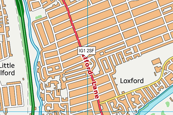 IG1 2SF map - OS VectorMap District (Ordnance Survey) IG1 2SF map - OS VectorMap District (Ordnance Survey)