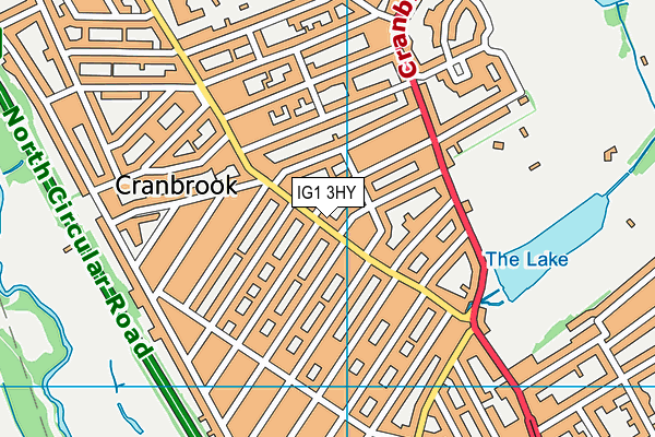 IG1 3HY map - OS VectorMap District (Ordnance Survey) IG1 3HY map - OS VectorMap District (Ordnance Survey)