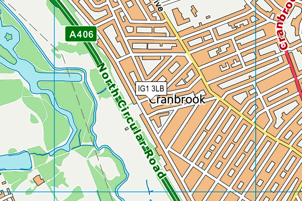 IG1 3LB map - OS VectorMap District (Ordnance Survey) IG1 3LB map - OS VectorMap District (Ordnance Survey)