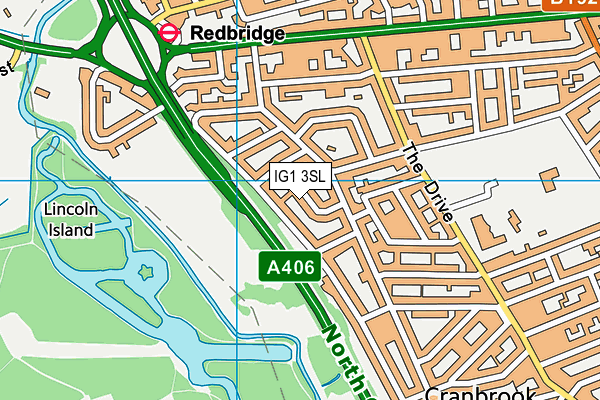 IG1 3SL map - OS VectorMap District (Ordnance Survey) IG1 3SL map - OS VectorMap District (Ordnance Survey)