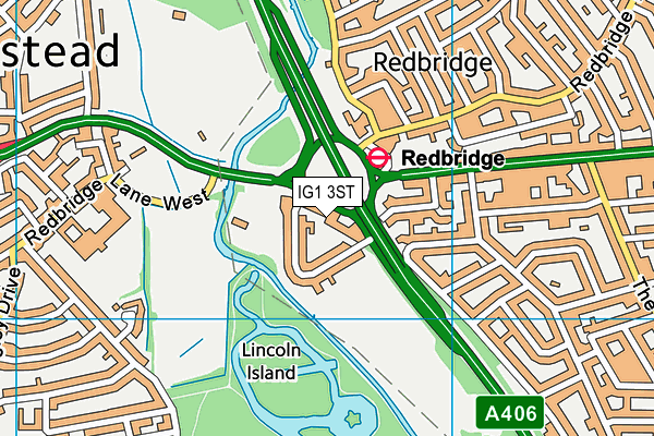 IG1 3ST map - OS VectorMap District (Ordnance Survey) IG1 3ST map - OS VectorMap District (Ordnance Survey)