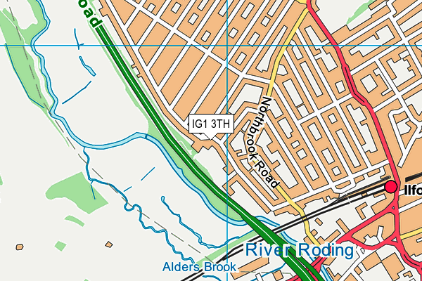IG1 3TH map - OS VectorMap District (Ordnance Survey) IG1 3TH map - OS VectorMap District (Ordnance Survey)