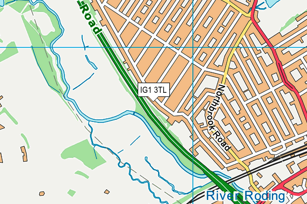 IG1 3TL map - OS VectorMap District (Ordnance Survey) IG1 3TL map - OS VectorMap District (Ordnance Survey)