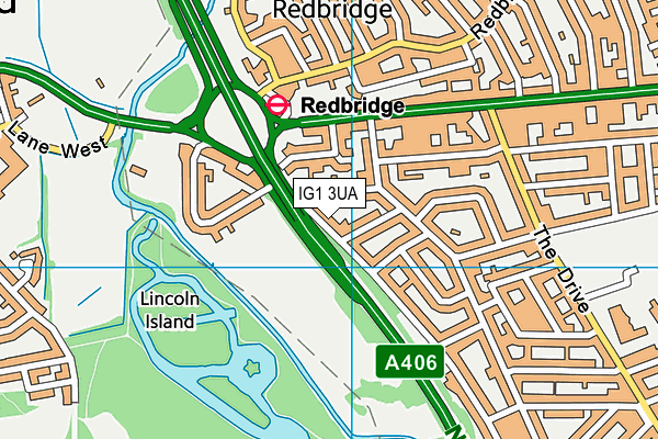 IG1 3UA map - OS VectorMap District (Ordnance Survey) IG1 3UA map - OS VectorMap District (Ordnance Survey)