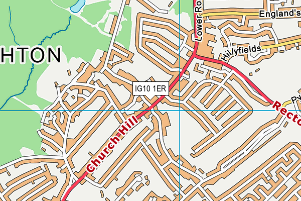 IG10 1ER map - OS VectorMap District (Ordnance Survey) IG10 1ER map - OS VectorMap District (Ordnance Survey)