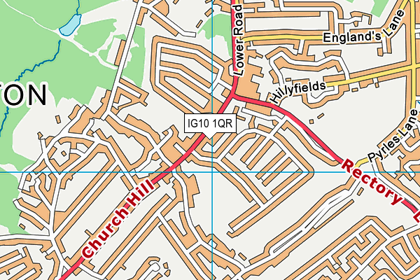 IG10 1QR map - OS VectorMap District (Ordnance Survey) IG10 1QR map - OS VectorMap District (Ordnance Survey)