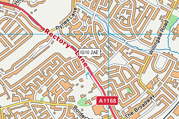 IG10 2AE map - OS VectorMap District (Ordnance Survey) IG10 2AE map - OS VectorMap District (Ordnance Survey)