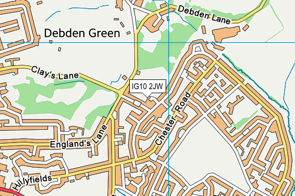 IG10 2JW map - OS VectorMap District (Ordnance Survey) IG10 2JW map - OS VectorMap District (Ordnance Survey)