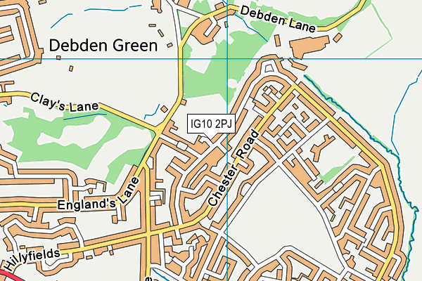 IG10 2PJ map - OS VectorMap District (Ordnance Survey) IG10 2PJ map - OS VectorMap District (Ordnance Survey)