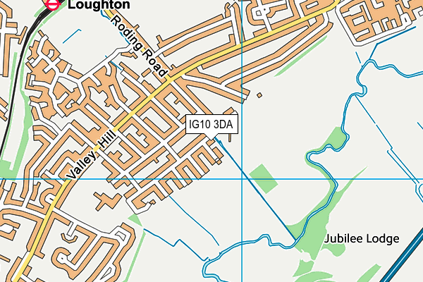 IG10 3DA map - OS VectorMap District (Ordnance Survey) IG10 3DA map - OS VectorMap District (Ordnance Survey)