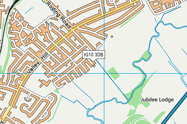 IG10 3DB map - OS VectorMap District (Ordnance Survey) IG10 3DB map - OS VectorMap District (Ordnance Survey)