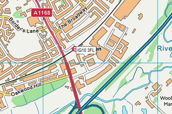 IG10 3FL map - OS VectorMap District (Ordnance Survey) IG10 3FL map - OS VectorMap District (Ordnance Survey)
