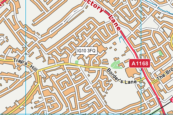 IG10 3FQ map - OS VectorMap District (Ordnance Survey) IG10 3FQ map - OS VectorMap District (Ordnance Survey)
