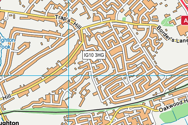 IG10 3HG map - OS VectorMap District (Ordnance Survey) IG10 3HG map - OS VectorMap District (Ordnance Survey)